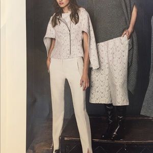 BCBG Cape Jacket - White Lace